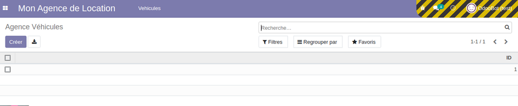 Votre première Application Odoo