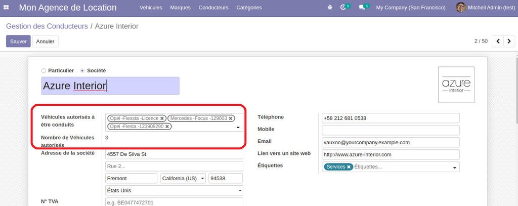 Héritage Classique Odoo
