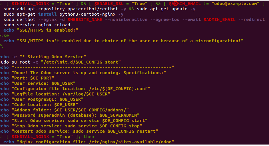 Installer odoo sur linux