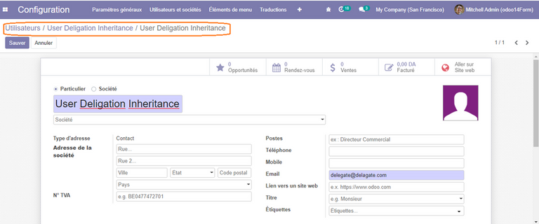 Héritage par délégation