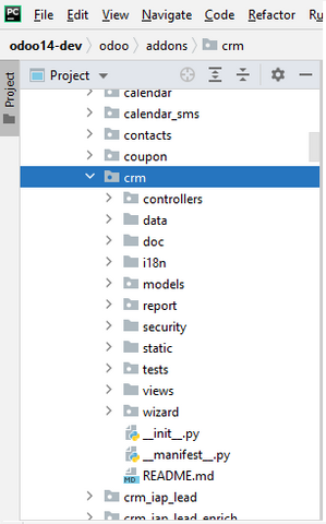 Arborescence Module Odoo