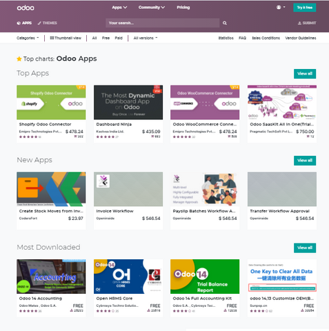 apps odoo store