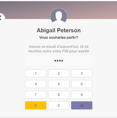 Mode kiosque -présence Odoo