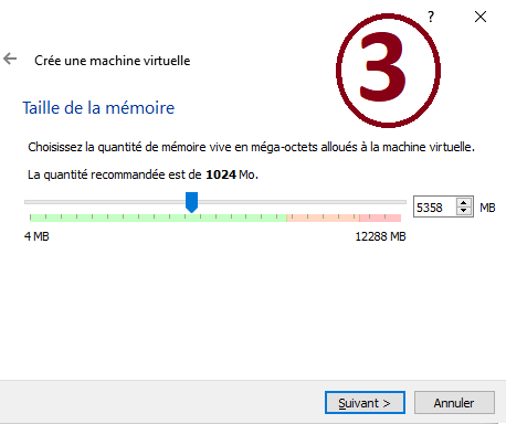taille mémoire Vbox